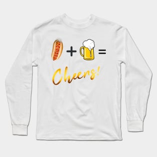 Beers and hotdogs Long Sleeve T-Shirt